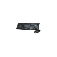 Keyboard & Mouse Logilink Wireless Black