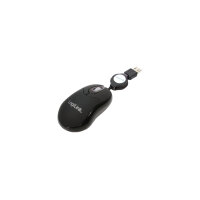 Mouse Logilink Optisch Usb Mini Mit Kabeleinzug, Schwarz