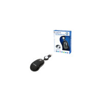 Mouse Logilink Optisch Usb Mini Mit Kabeleinzug, Schwarz
