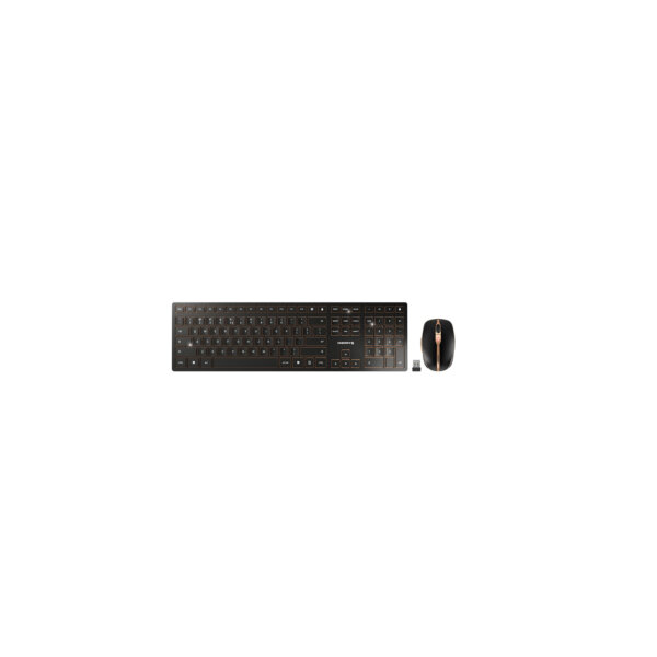 Keyboard & Maus Cherry Wireless Combo Dw 9100 Slim Black