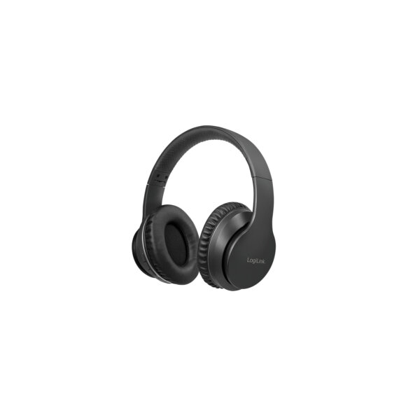 Logilink Headset Ohrumschließend Black Wireless