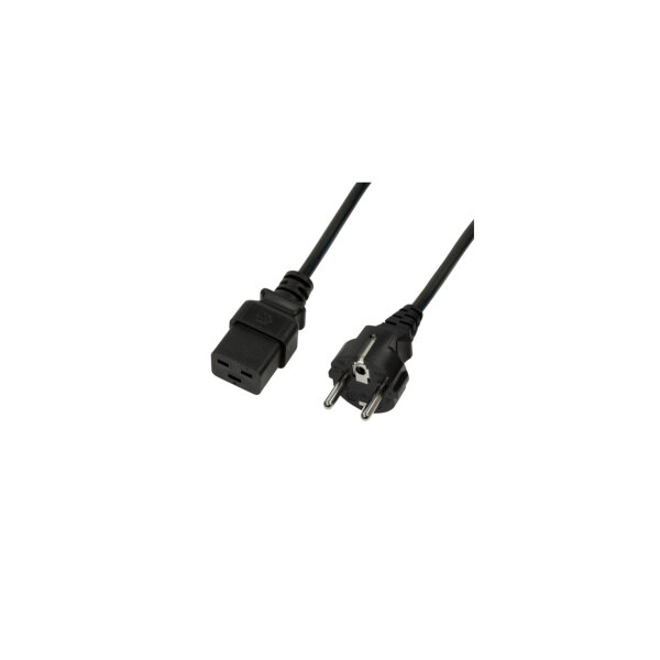 Kabel Logilink Netzkabel Cee7/7 - Iec C19 Schwarz 3M Cp153