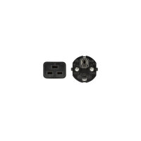Kabel Logilink Netzkabel Cee7/7 - Iec C19 Schwarz 3M Cp153