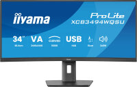 Iiyama Prolite Xcb3494wqsu-B1 86 Cm Hdmi,Displayport,Usb-C,Sp Curved