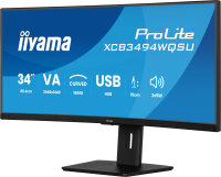 Iiyama Prolite Xcb3494wqsu-B1 86 Cm Hdmi,Displayport,Usb-C,Sp Curved