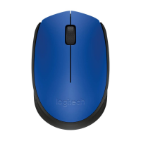 Logitech M171 - Maus - 2.4 GHz - Blau