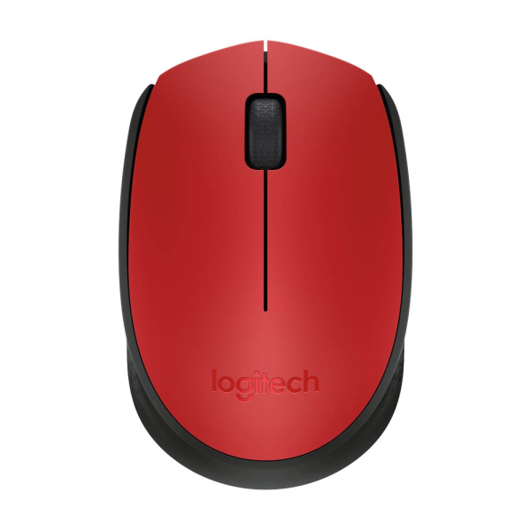 Logitech M171 - Maus - 2.4 GHz - rot